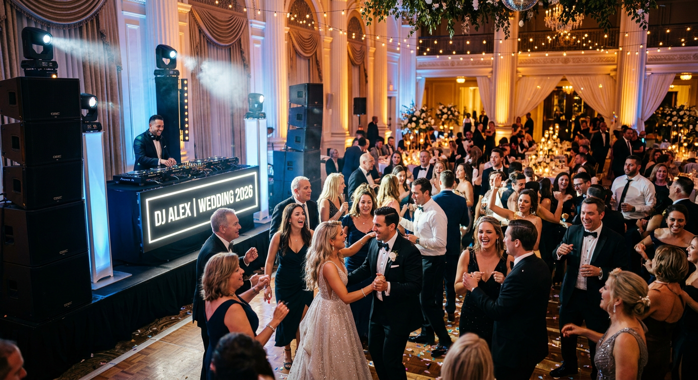 Read more about the article Top Wedding DJ Songs and Curation Strategies for an Unforgettable 2026 Celebration