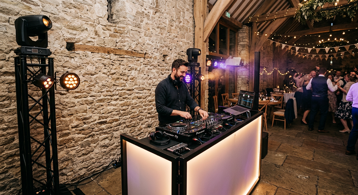 You are currently viewing 5 Options for a Wedding DJ Surrey and Hampshire Couples Can Book in 2026